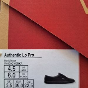 Authentic Lo Pro Vans